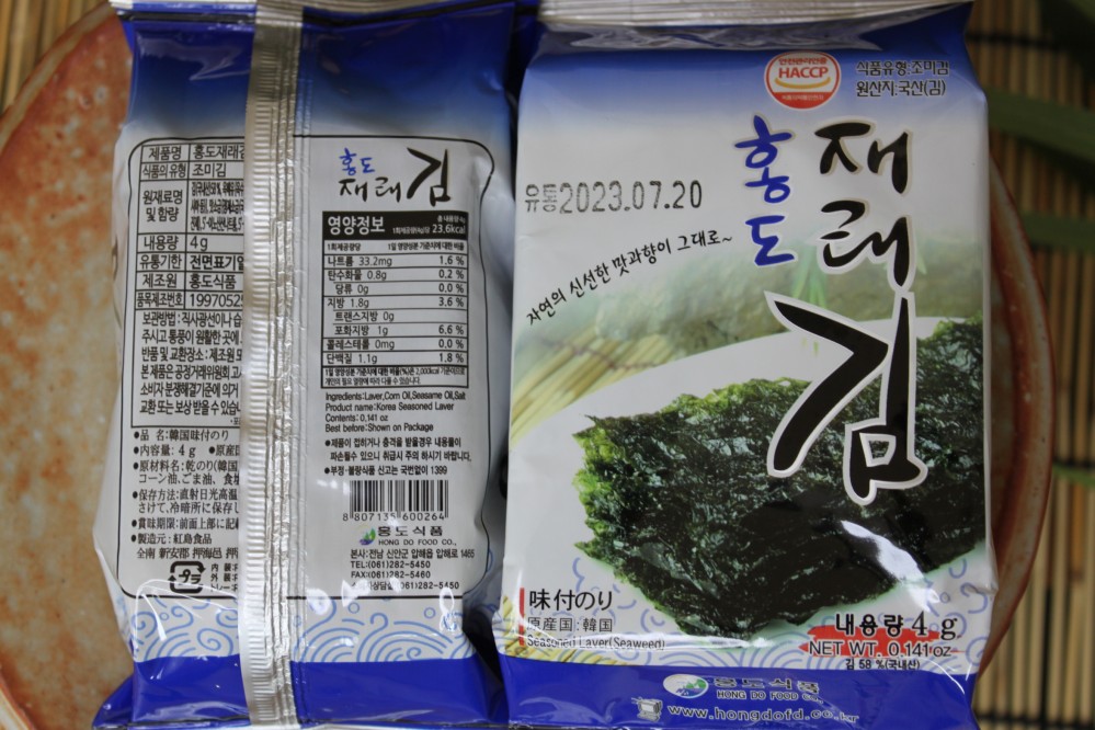 홍도재래김(3단도시락 4g X 12PX10봉 120개입)